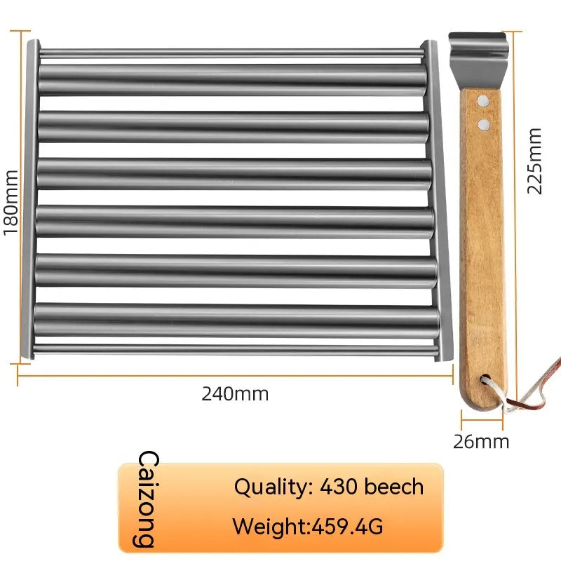 Removable Stainless Steel Hot Dog Roasting Rack